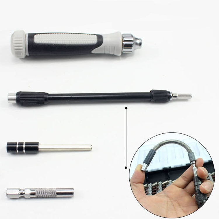 60 in 1 S2 Mobile Phone Notebook Computer Disassembly Tool Repair Phillips Screwdriver(Black) - Screwdriver Set by PMC TechLife | Online Shopping South Africa | PMC TechLife