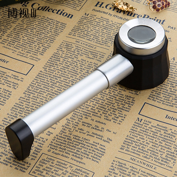 Handheld With Scale With 3 Lights 45 Times Magnifying Glass High-Definition Double Lens Magnifying Glass - Hand Held Style by PMC TechLife | Online Shopping South Africa | PMC TechLife