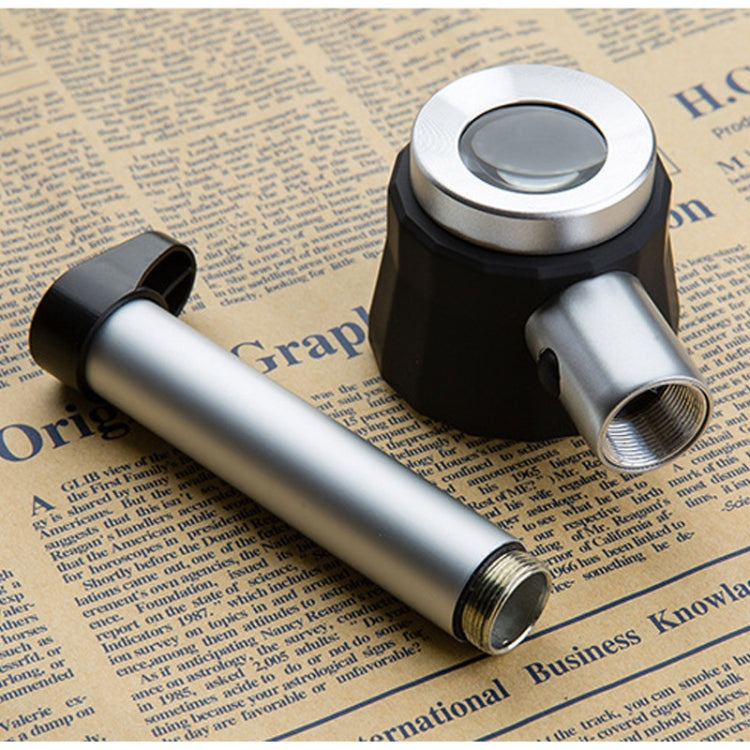 Handheld With Scale With 3 Lights 45 Times Magnifying Glass High-Definition Double Lens Magnifying Glass - Hand Held Style by PMC TechLife | Online Shopping South Africa | PMC TechLife