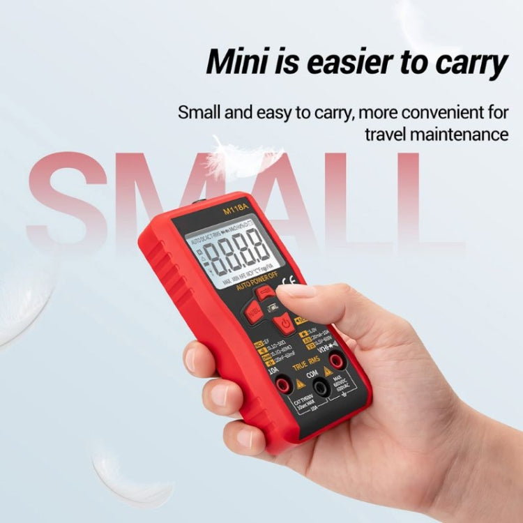 ANENG M118A High-Precision Automatic Range Multimeter Multi-Function Small Electrician Instrumentation Digital Universal Meter - Digital Multimeter by ANENG | Online Shopping South Africa | PMC TechLife | Buy Now Pay Later Mobicred