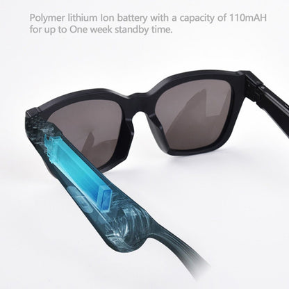 F002 Binaural Mini Smart Call Waterproof Bluetooth Glasses Earphone(Black Sunglasses) - Bluetooth Earphone by PMC Jewellery | Online Shopping South Africa | PMC Jewellery