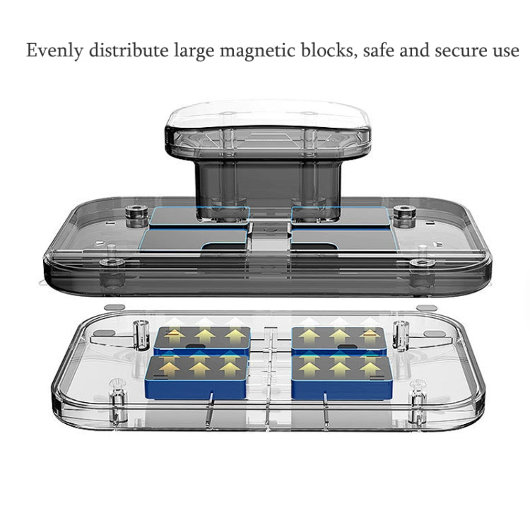 Adjustable Magnetic Glass Wiper Double-Sided Magnetic Window Wiper High-Level Insulating Glass Cleaner, Specification: Rectangle 24-40mm - Sponges, Cloths & Brushes by PMC Jewellery | Online Shopping South Africa | PMC Jewellery