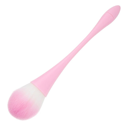 2 PCS Single Small Waist Makeup Brush Nail Powder Dust Blush Loose Powder Brush, Specification: Pink Rod Pink Hair - Makeup Brushes by PMC Jewellery | Online Shopping South Africa | PMC Jewellery