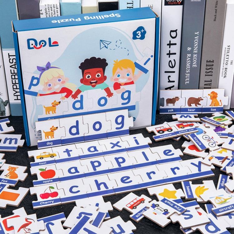 XBL-001 Word Spelling Letter Recognition English Enlightenment Children Early Education Puzzle Toys 90 PCS Cards - Early Education Toys by PMC Jewellery | Online Shopping South Africa | PMC Jewellery