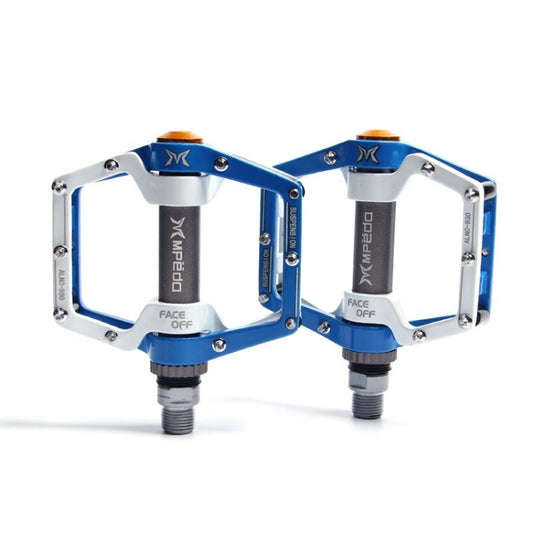 MPEDA Mountain Bike Bearing Pedal Ultra-Light Aluminum Alloy Non-Slip Bearing Pedal, Size: 930(White Blue) - Pedals by MPEDA | Online Shopping South Africa | PMC Jewellery | Buy Now Pay Later Mobicred