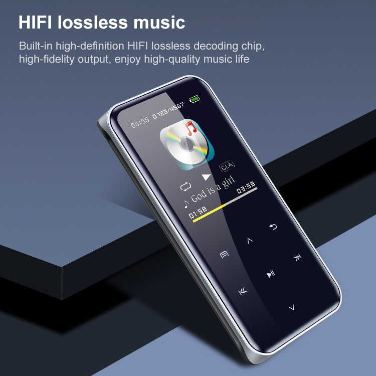 M22 Portable Bluetooth Touch Screen MP3 Player Recorder E-Book, Memory Capacity: 4GB(Black) - MP3 Player by PMC TechLife | Online Shopping South Africa | PMC TechLife