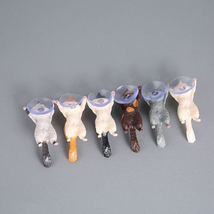 60 PCS Sucker Design Cute Cat Smartphone Holder(White) - Desktop Holder by PMC TechLife | Online Shopping South Africa | PMC TechLife