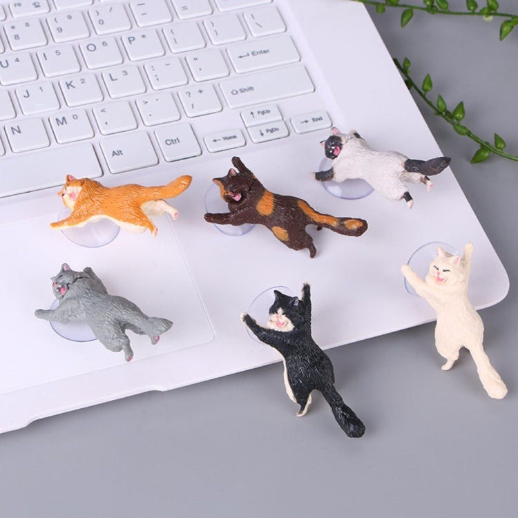 60 PCS Sucker Design Cute Cat Smartphone Holder(Orange) - Desktop Holder by PMC Jewellery | Online Shopping South Africa | PMC Jewellery