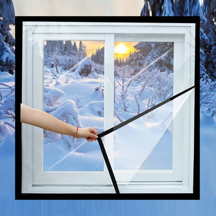 Window Windproof Warm Film Indoor Air Leakage Soundproof Double-Layer Insulation, Specification: 1.2x1.5M - Door & Window Films by PMC TechLife | Online Shopping South Africa | PMC TechLife