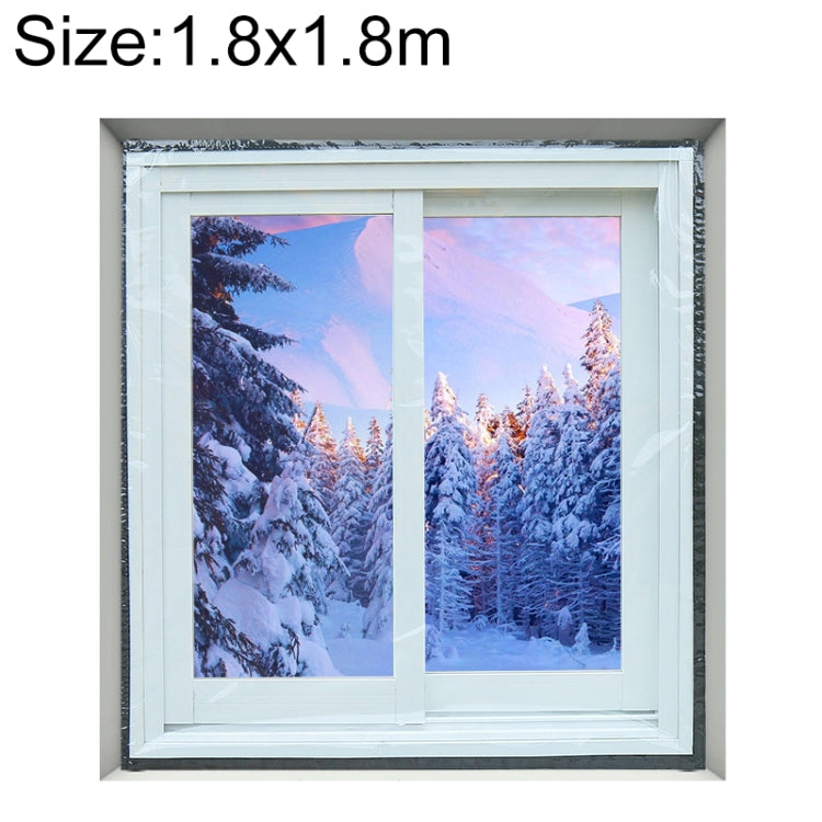 Window Windproof Warm Film Indoor Air Leakage Soundproof Double-Layer Insulation, Specification: 1.8x1.8M - Door & Window Films by PMC TechLife | Online Shopping South Africa | PMC TechLife