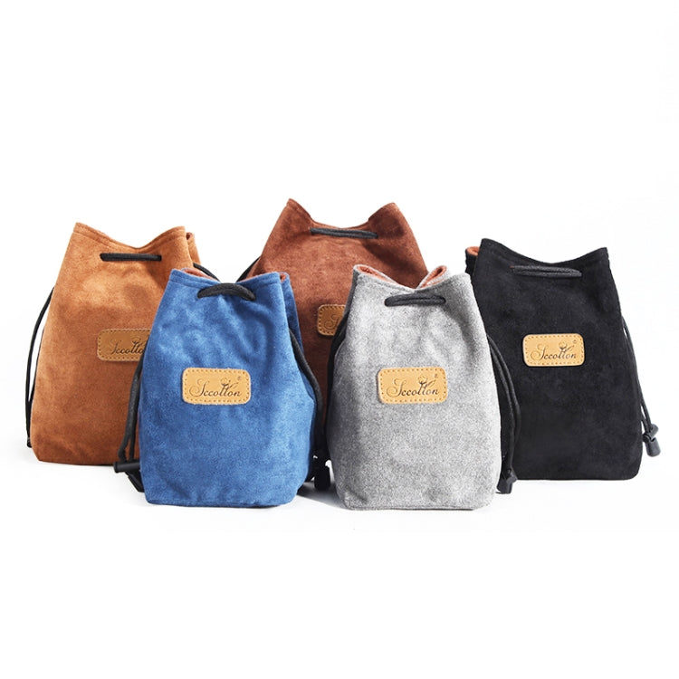 S.C.COTTON Liner Shockproof Digital Protection Portable SLR Lens Bag Micro Single Camera Bag Square Khaki M - free shipping - PMC TechLife - Order now!