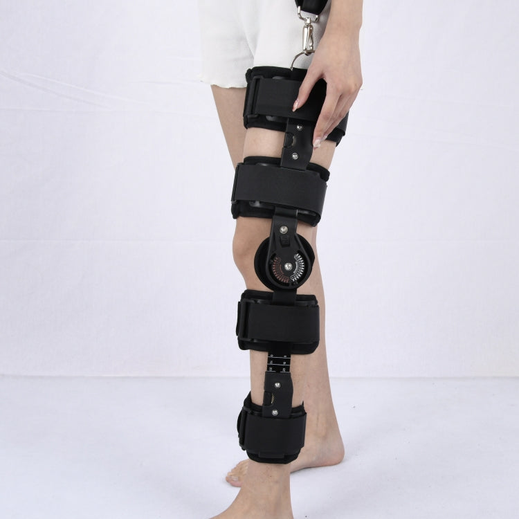 Adjustable Length Of Knee Joint Fixation Brace Knee Injury Fracture Protector Bracket(Black), Specification: Free Size - Corrector by PMC Jewellery | Online Shopping South Africa | PMC Jewellery