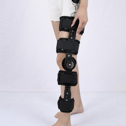 Adjustable Length Of Knee Joint Fixation Brace Knee Injury Fracture Protector Bracket(Black), Specification: Free Size - Corrector by PMC Jewellery | Online Shopping South Africa | PMC Jewellery