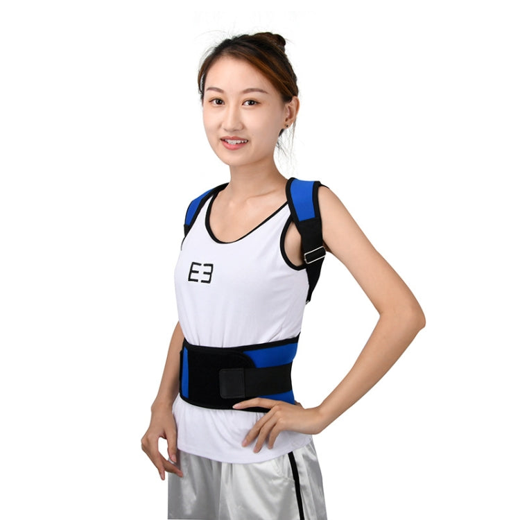 Adult Back Posture Correction Belt Kyphosis Correction Body Restraint Belt, Specification: L(Blue) - Corrector by PMC Jewellery | Online Shopping South Africa | PMC Jewellery