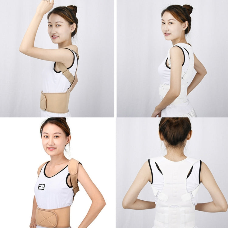 Adult Back Posture Correction Belt Kyphosis Correction Body Restraint Belt, Specification: L(White) - Corrector by PMC Jewellery | Online Shopping South Africa | PMC Jewellery