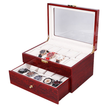 Wooden Baking Paint Watch Box Jewelry Storage Display Box(20-bit Paint) - Watch Storages by PMC Jewellery | Online Shopping South Africa | PMC Jewellery | Buy Now Pay Later Mobicred