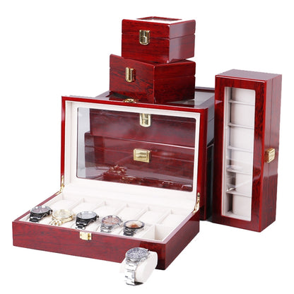 Wooden Baking Paint Watch Box Jewelry Storage Display Box(20-bit Paint) - Watch Storages by PMC Jewellery | Online Shopping South Africa | PMC Jewellery | Buy Now Pay Later Mobicred