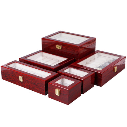 Wooden Baking Paint Watch Box Jewelry Storage Display Box(20-bit Paint) - Watch Storages by PMC Jewellery | Online Shopping South Africa | PMC Jewellery | Buy Now Pay Later Mobicred