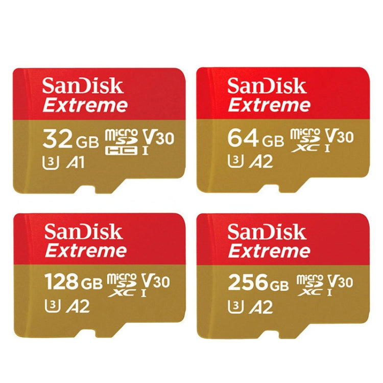 SanDisk U3 High-Speed Micro SD Card  TF Card Memory Card for GoPro Sports Camera, Drone, Monitoring 64GB(A2), Colour: Gold Card - Micro SD Card by SanDisk | Online Shopping South Africa | PMC Jewellery