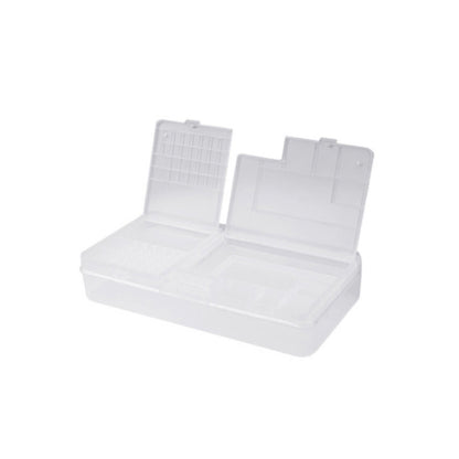 2 PCS Double-Layer Clamshell Mobile Phone Repair Parts Turnover Box Mobile Phone Disassembly  Screw Component Storage Box - Others by PMC Jewellery | Online Shopping South Africa | PMC Jewellery