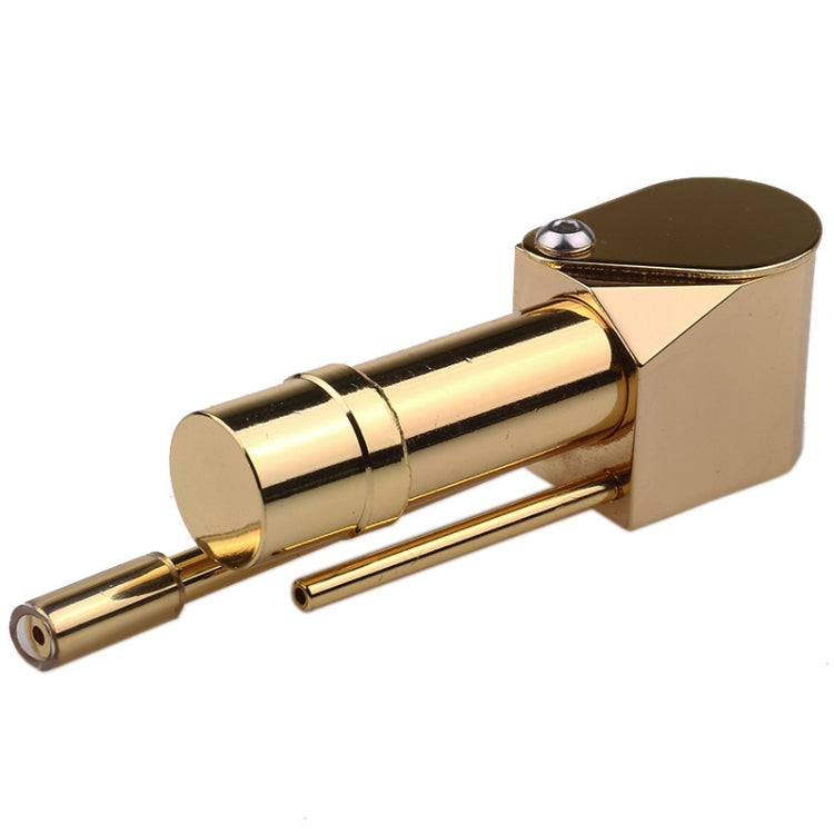 Metal Brass Pipe Golden Removable Small Pipe - Cigarette Box & Ashtrays by PMC Jewellery | Online Shopping South Africa | PMC Jewellery