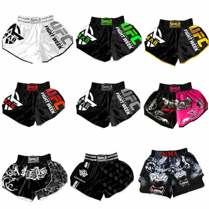 SWERLD Boxing/MMA/UFC Sports Training Fitness Shorts, Size: XXL(6) - Sports Shorts by SWERLD | Online Shopping South Africa | PMC Jewellery