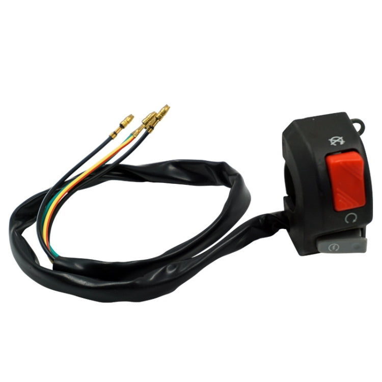 2 PCS Motorcycle Modified Faucet Extinguished Start Switch - Electrical System by PMC TechLife | Online Shopping South Africa | PMC TechLife