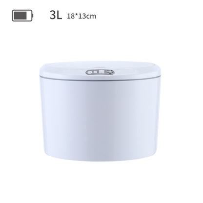 EXPED SMART Desktop Smart Induction Electric Storage Box Car Office Trash Can, Specification: 3L Battery Version (White) - Trash Bin & Bags by EXPED SMART | Online Shopping South Africa | PMC Jewellery | Buy Now Pay Later Mobicred