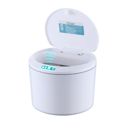 EXPED SMART Desktop Smart Induction Electric Storage Box Car Office Trash Can, Specification: 3L Battery Version (White) - Trash Bin & Bags by EXPED SMART | Online Shopping South Africa | PMC Jewellery | Buy Now Pay Later Mobicred