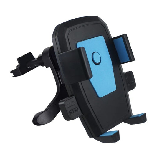 2 PCS Car Air-conditioning Air Outlet Hook Type Mobile Phone Holder(Blue) - Car Holders by PMC Jewellery | Online Shopping South Africa | PMC Jewellery