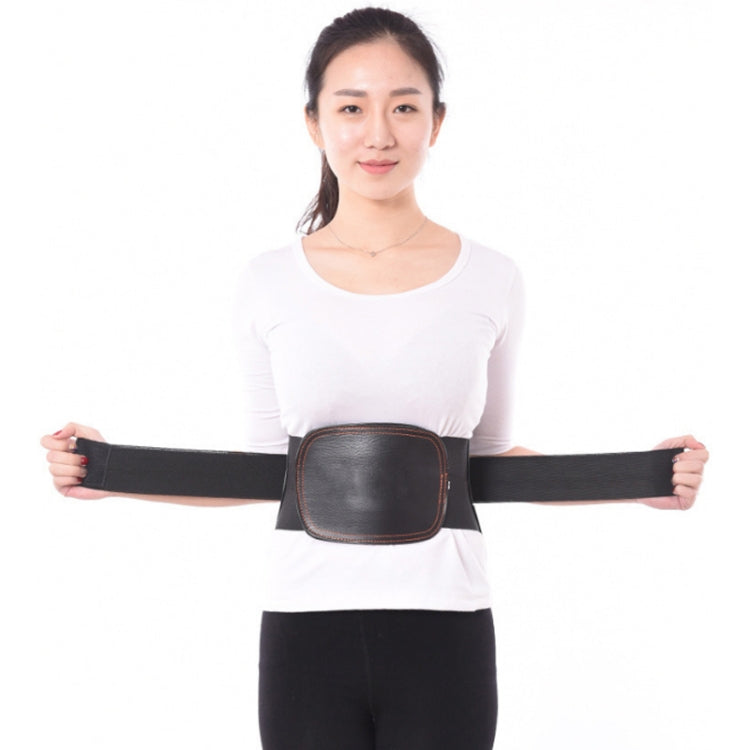 Steel Plate Support And Fixation Leather Protection Waist Belt Lumbar Orthosis,Size: XL  (98-106 cm) - Corrector by PMC Jewellery | Online Shopping South Africa | PMC Jewellery