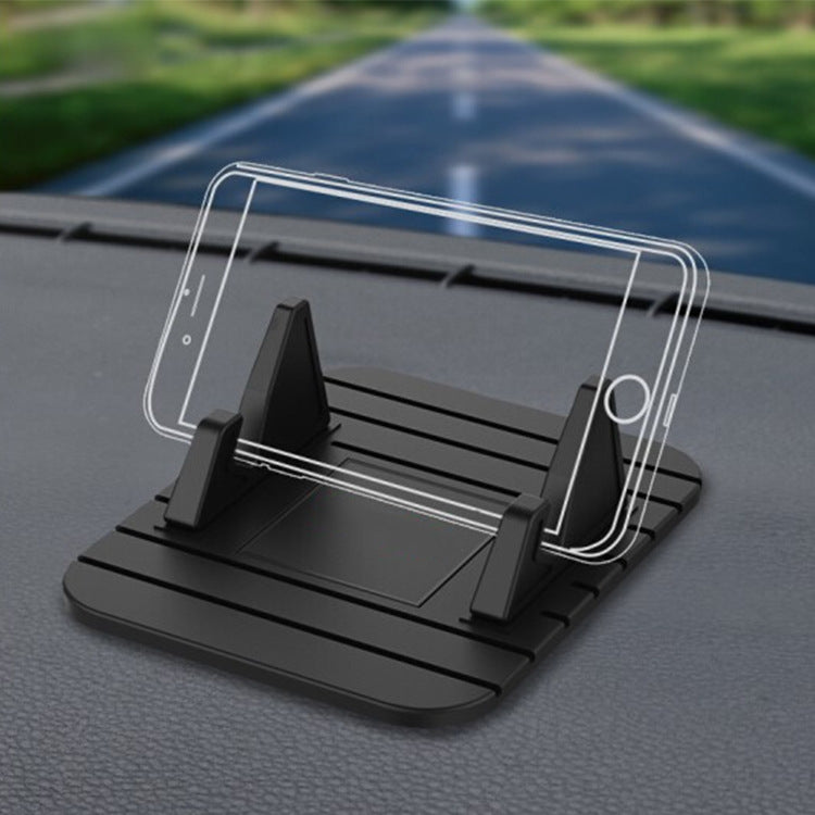 6 PCS Silicone Car Mobile Phone Bracket Car Mini Lazy Bracket(Black) - Car Holders by PMC Jewellery | Online Shopping South Africa | PMC Jewellery