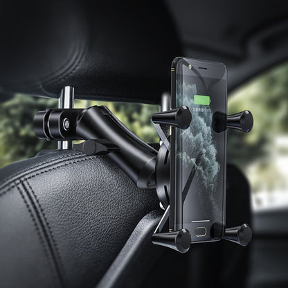 Car Headrest Bracket Motorcycle Rearview Mobile Phone Bracket Style: 4 Claw Small Back Clips - Car Holders by PMC Jewellery | Online Shopping South Africa | PMC Jewellery