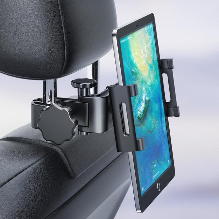 Car Headrest Bracket Rear Seat Back Tablet Holder Applicable Tablet 140-280mm - Car Holders by PMC Jewellery | Online Shopping South Africa | PMC Jewellery