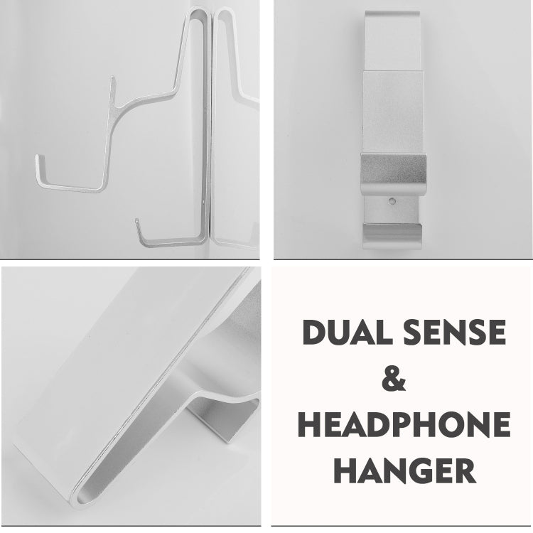 Gamepad & Headphone Three-In-One Wall Mounted Hanger For PS5 / PS4 - Holder by PMC TechLife | Online Shopping South Africa | PMC TechLife | Buy Now Pay Later Mobicred
