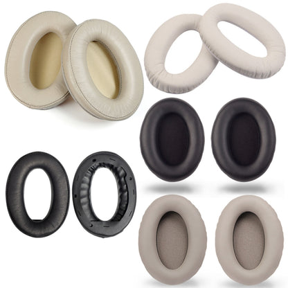 2 PCS Headset Comfortable Sponge Cover For Sony WH-1000xm2/xm3/xm4, Colour: (1000X / 1000XM2)Beige Protein With Card Buckle - Earmuff & Pad by PMC Jewellery | Online Shopping South Africa | PMC Jewellery