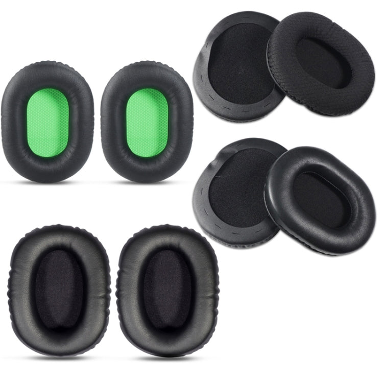 2 PCS Headset Sponge Cover For Razer V2, Colour: Black Skin Black Net - Earmuff & Pad by PMC Jewellery | Online Shopping South Africa | PMC Jewellery