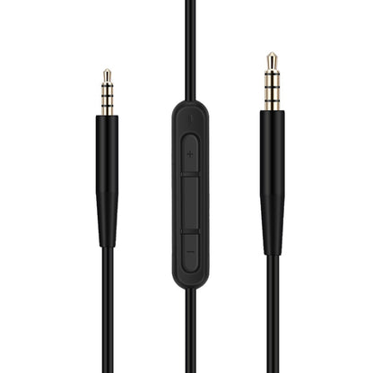 2 PCS 3.5mm To 2.5mm Audio Cable For Bose QC25 / QC35 / Soundtrue / SoundLink / OE2(Black) - Cable & Splitter by PMC Jewellery | Online Shopping South Africa | PMC Jewellery