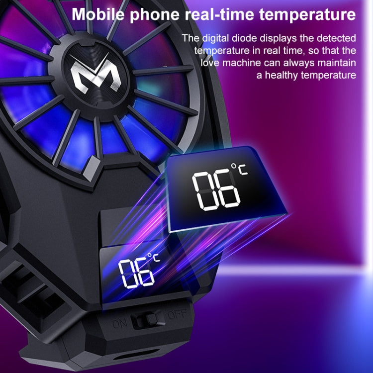 MEMO DL05 Semiconductor Cooling Mobile Phone Radiator with Colorful Lights - Cooling Fan Radiator by PMC Jewellery | Online Shopping South Africa | PMC Jewellery