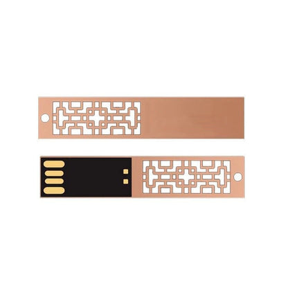 JM03 Metal Classical Style U-Disk Window Grilles USB 2.0 Flash Drive, Capacity: 128GB(Copper Coin) - U Disk & Card Reader by PMC Jewellery | Online Shopping South Africa | PMC Jewellery