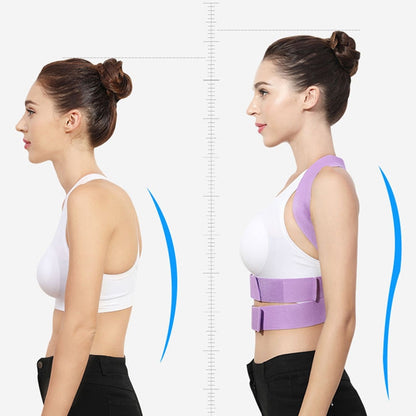 Humpback Correction Belt Back Posture Corrector, Specification: M(050 Adult Purple) - Corrector by PMC Jewellery | Online Shopping South Africa | PMC Jewellery