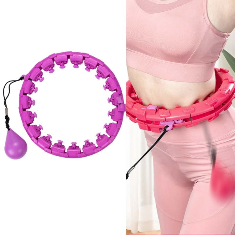 Weighted Fitness Hoop Abdomen Circle, Specification: 28 Knots (Purple) - Fitness Circles by PMC Jewellery | Online Shopping South Africa | PMC Jewellery