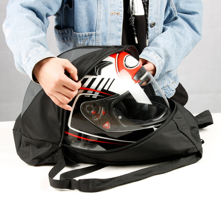 MTXB1014 Motorcycle Riding Helmet Bag Foldable Outdoor Sports Backpack(Black) - Backpacks by PMC Jewellery | Online Shopping South Africa | PMC Jewellery