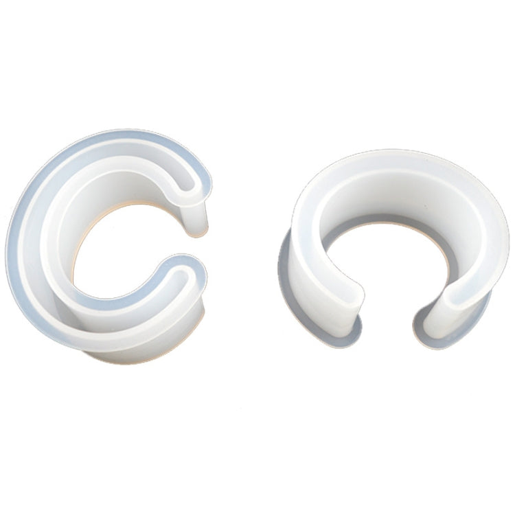 C Type Bracelet Half-Opening Mould DIY Crystal Epoxy Silicone Mould(MD1005) - Arts & Crafts by PMC TechLife | Online Shopping South Africa | PMC TechLife