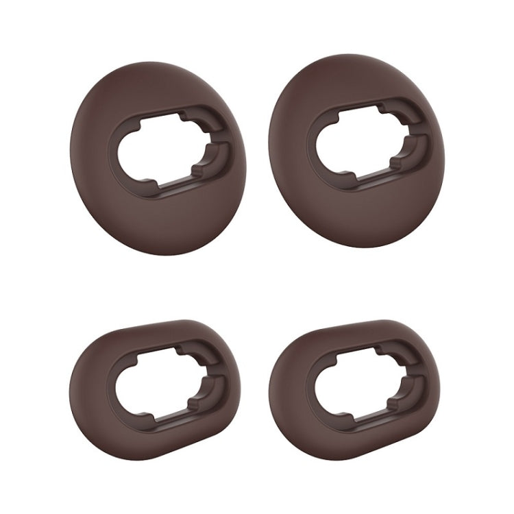 2 Sets Bluetooth Earphone Silicone Earplug Caps For Samsung Galaxy Buds Live(Brown-2 Pairs) - Anti-dust & Ear Caps by PMC Jewellery | Online Shopping South Africa | PMC Jewellery