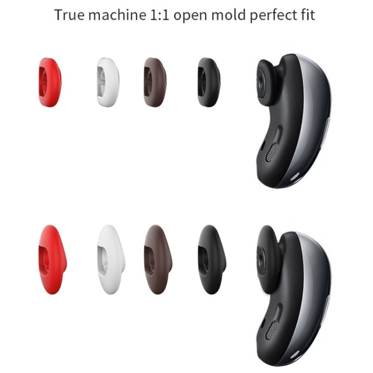 2 Sets Bluetooth Earphone Silicone Earplug Caps For Samsung Galaxy Buds Live(Brown-2 Pairs) - Anti-dust & Ear Caps by PMC TechLife | Online Shopping South Africa | PMC TechLife