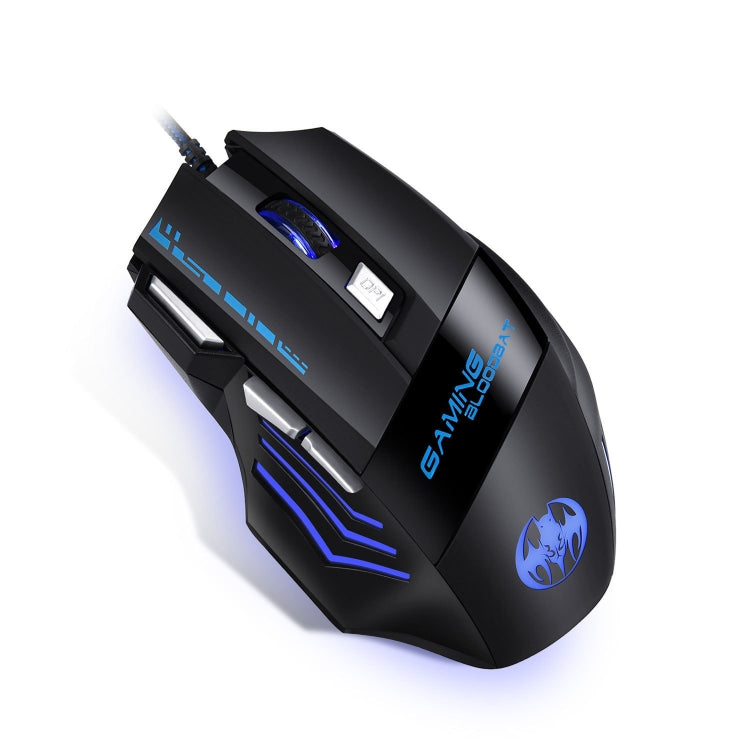 GAMING BLOODBAT GM02 7 Keys USB Wired Optoelectronics Game Mouse Digital Respiratory Lights Mouse - free shipping - PMC TechLife - Order now!