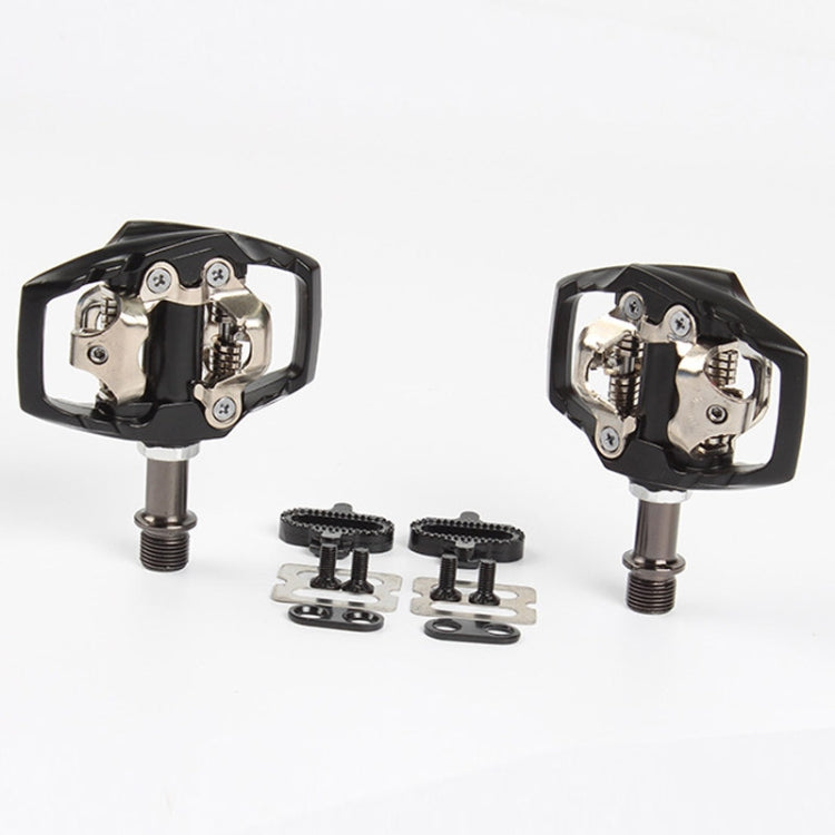 PD-M8020 Mountain Bike Bicycle Self-Locking Pedal With Buckle(Black) - Pedals by PMC TechLife | Online Shopping South Africa | PMC TechLife