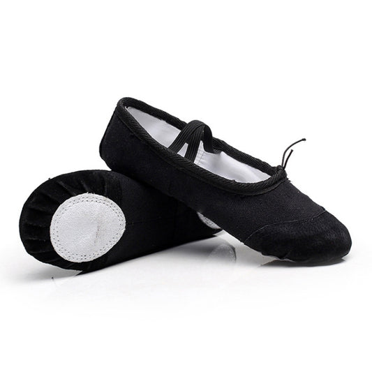 Flats Soft Ballet Shoes Latin Yoga Dance Sport Shoes for Children & Adult(Black) - Yoga Socks & Shoes by PMC Jewellery | Online Shopping South Africa | PMC Jewellery