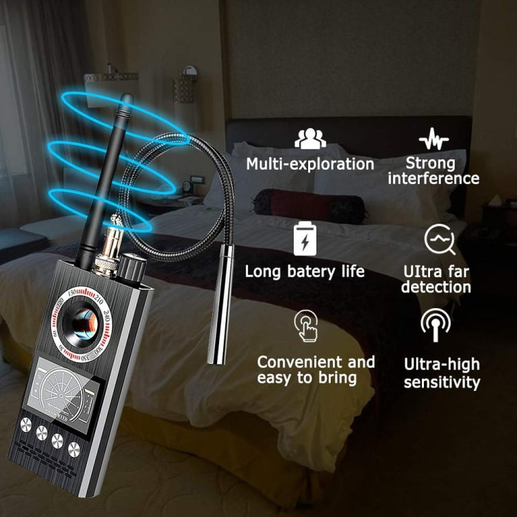 K68 Hotel Anti-Sneak Shooting Anti-Location Automatic Detection Anti-Eavesdropping And Anti-Monitoring Camera Signal Detector - RF Signal Detector by PMC TechLife | Online Shopping South Africa | PMC TechLife | Buy Now Pay Later Mobicred